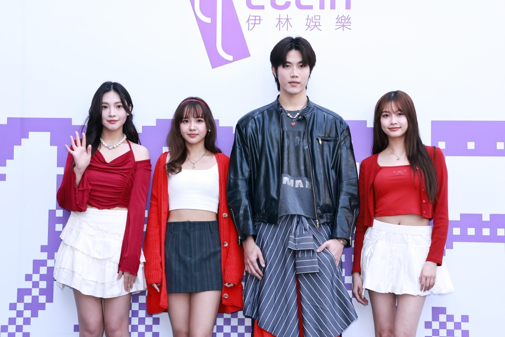 11.李紫嫣（左起）、雨璇、韓晨、采婕男帥女美相當亮眼。（圖／伊林娛樂提供）