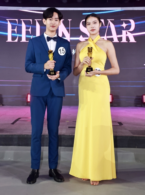 23. 男模組冠軍是21歲的饒語書，女模組冠軍是18歲的曹文綺。（伊林娛樂提供）